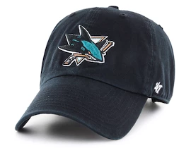 Kapa s ščitnikom 47 Brand Clean Up NHL San Jose Sharks Black