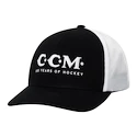 Kapa s ščitnikom CCM 125 Anniversary Mesh Trucker Black Senior