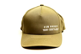 Kapa s ščitnikom CCM Nostalgia Low Profile Adjustable Cap Green Senior