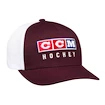 Kapa s ščitnikom CCM Vintage Fall Meshback Trucker Acai Senior