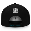 Kapa s ščitnikom Fanatics  Authentic Pro Rinkside Structured Adjustable NHL San Jose Sharks