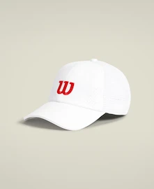 Kapa s ščitnikom Wilson Active Perforated Cap Bright White