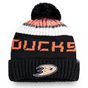 Kape Fanatics  Pro Rinkside Goalie Beanie Pom Knit NHL Anaheim Ducks   OS