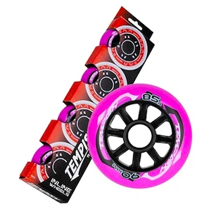 Kolesa za inline hokej Tempish  RADICAL Color 90 mm 85A 4-Pack  vijolična