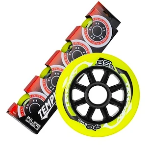 Kolesa za inline hokej Tempish  RADICAL Color 90 mm 85A 4-Pack  vijolična