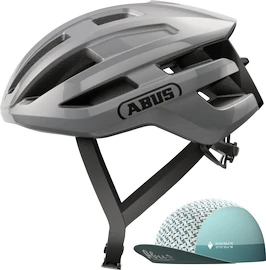 Kolesarska čelada Abus Powerdome Ace Race Grey