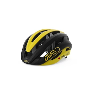 Kolesarska čelada Giro Aries  Spherical Mat Black/Yellow Visma