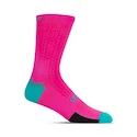 Kolesarske nogavice Giro HRC  Team Neon Pink/Screaming Teal