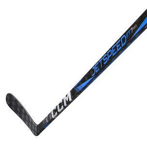 Kompozitna hokejska palica CCM JetSpeed FT7 PRO Blue Intermediate 29 desna roka navzdol, flex 65