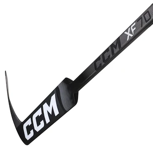 Kompozitna hokejska palica za vratarja CCM Tacks XF 70 Black/Grey Junior 21 palcev, L (regular)