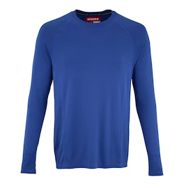 Kompresijska majica CCM LS Premium Training Tee Royal Senior