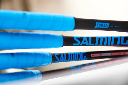 Lopar za squash Salming  Cannone Feather Racket Black/Cyan