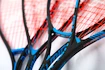 Lopar za squash Salming  Fusione Feather Racket Black/Cyan