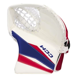 Lovilka za vratarja CCM Axis F9 White/Red/Blue Intermediate