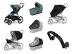 Mestni voziček Thule Urban Glide 4-wheel Mid blue + Bassinet Mid blue SET 7in1