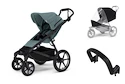 Mestni voziček Thule Urban Glide 4-wheel Mid blue + Varnostni ročaj + Zaščita pred dežjem