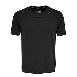 Moška brezrokavna majica CCM SS Premium Training Tee Black Senior