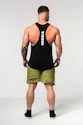 Moška brezrokavna majica Nebbia  Gym Tank Top FLEXIN' Black