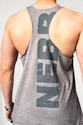 Moška brezrokavna majica Nebbia  Washed-off Oversized Stringer MAX OUT Light Grey