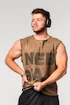 Moška brezrokavna majica Nebbia  Washed-off Tank Top BEASTIN' Light Brown