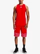 Moška brezrokavna majica Under Armour  BASELINE COTTON TANK-RED