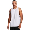 Moška brezrokavna majica Under Armour  BASELINE COTTON TANK White