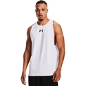 Moška brezrokavna majica Under Armour  BASELINE COTTON TANK White