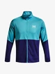 Moška bunda Under Armour  PIQUE TRACK JACKET-BLU