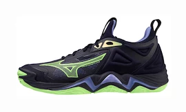 Moška dvoranska obutev Mizuno WAVE MOMENTUM 3 Evening Blue/Techno Green/Iolite