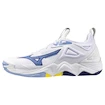 Moška dvoranska obutev Mizuno  Wave MOMENTUM 3 White/Bellwether Blue