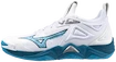 Moška dvoranska obutev Mizuno  WAVE MOMENTUM 3 White/Sailor Blue/Silver