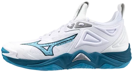 Moška dvoranska obutev Mizuno WAVE MOMENTUM 3 White/Sailor Blue/Silver