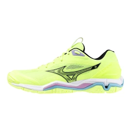 Moška dvoranska obutev Mizuno Wave Stealth 6 Neo Lime/Black/Splish Splash