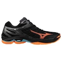 Moška dvoranska obutev Mizuno  Wave VOLTAGE 2 Black/Neon Flame