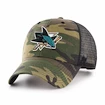 Moška kapa s ščitnikom 47 Brand  NHL San Jose Sharks Camo Branson ’47 MVP