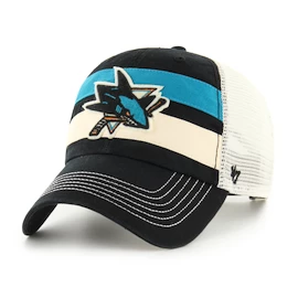 Moška kapa s ščitnikom 47 Brand NHL San Jose Sharks Clubhouse Boon ’47 CLEAN UP