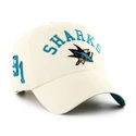 Moška kapa s ščitnikom 47 Brand  NHL San Jose Sharks Clubhouse Faber ’47 CLEAN UP