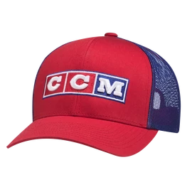 Moška kapa s ščitnikom CCM FLAG MESHBACK TRUCKER TEAM RUSSIA Multiple Team Color