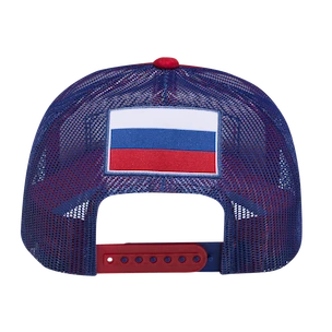 Moška kapa s ščitnikom CCM  FLAG MESHBACK TRUCKER TEAM RUSSIA Multiple Team Color