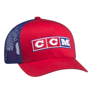 Moška kapa s ščitnikom CCM  FLAG MESHBACK TRUCKER TEAM RUSSIA Multiple Team Color