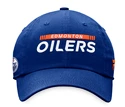 Moška kapa s ščitnikom Fanatics Authentic Pro Game &amp; Train Authentic Pro Game & Train Unstr Adjustable Edmonton Oilers