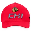 Moška kapa s ščitnikom Fanatics  Authentic Pro Locker Room Structured Adjustable Cap NHL Chicago Blackhawks