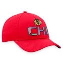 Moška kapa s ščitnikom Fanatics  Authentic Pro Locker Room Structured Adjustable Cap NHL Chicago Blackhawks