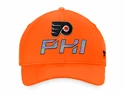 Moška kapa s ščitnikom Fanatics  Authentic Pro Locker Room Structured Adjustable Cap NHL Philadelphia Flyers