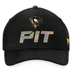 Moška kapa s ščitnikom Fanatics  Authentic Pro Locker Room Structured Adjustable Cap NHL Pittsburgh Penguins