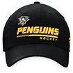 Moška kapa s ščitnikom Fanatics  Authentic Pro Locker Room Unstructured Adjustable Cap NHL Pittsburgh Penguins