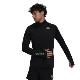 Moška majica adidas Adizero Warm 1/2 Zip LS Black