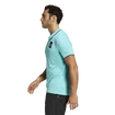 Moška majica adidas  Paris Freelift Polo Aqua