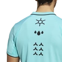 Moška majica adidas  Paris Freelift Polo Aqua