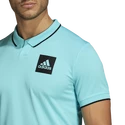 Moška majica adidas  Paris Freelift Polo Aqua